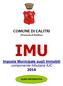COMUNE DI CALITRI (Provincia di Avellino) IMU. Imposta Municipale sugli Immobili componente tributaria IUC 2016 GUIDA INFORMATIVA