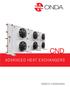 CND ADVANCED HEAT EXCHANGERS REMOTE CONDENSERS