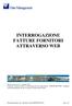 INTERROGAZIONE FATTURE FORNITORI ATTRAVERSO WEB