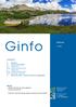 Ginfo. Edizione. Contenuto. Allegati - Indicatori finanziari dei comuni grigionesi 1 / / 2019