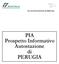 PIA AUTOSTAZIONE DI PERUGIA. PIA Prospetto Informativo Autostazione di PERUGIA