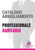 CATALOGO ABBIGLIAMENTO PROFESSIONALE SANITARIO