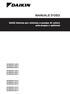 MANUALE D'USO. Unità interna per sistema a pompe di calore aria-acqua e optional EKHBRD011ABV1 EKHBRD014ABV1 EKHBRD016ABV1