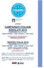 CAMPIONATI ITALIANI ASSOLUTI 2019