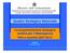 Ministero delle Infrastrutture Dipartimento per la programmazione ed il coordinamento dello sviluppo del territorio, il personale e i servizi generali