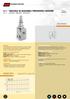 4.1 - VALVOLE DI MASSIMA PRESSIONE LEGGERE LIGHT RELIEF VALVES VMP L OLEODINAMICA MARCHESINI SCHEMA IDRAULICO HYDRAULIC DIAGRAM