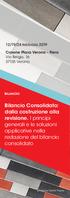 Bilancio Consolidato: dalla costruzione alla revisione. I principi generali e le soluzioni applicative nella redazione del bilancio consolidato