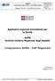 Applicativi regionali centralizzati per la Sanità - AURA Archivio Unitario Regionale degli Assistiti