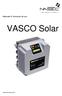 Manuale d istruzioni ed uso. VASCO Solar. manvasco_solar_ita_30