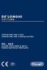DE LONGHI COTTURA DE ISTRUZIONI PER L USO ISTRUZIONI PER L INSTALLATORE CUCINE CON PIANO A GAS E FORNO ELETTRICO VENTILATO
