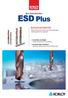 ESD Plus. Economical Solid Drill. Eco Solid Drill Plus. Great Value for Budget. Increased Wear Resistance