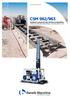 CSM 962/963 SEGATRICE A CATENA PER TAGLI VERTICALI ED ORIZZONTALI CHAIN SAW MACHINE FOR VERTICAL AND HORIZONTAL CUTS