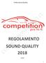 REGOLAMENTO SOUND QUALITY 2018 V.1.0