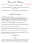 Decreto Legislativo 30 luglio 1999, n Riforma dell'organizzazione del Governo, a norma dell'articolo 11 della legge 15 marzo 1997, n.