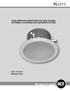 PL60FD. the rules of sound. Manuale d uso FLUSH-MOUNTING LOUDSPEAKER FOR FALSE CEILINGS DIFFUSORE A PLAFONIERA PER CONTROSOFFITTATURE