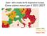 (Dato = 100 la media del PIL Regionale in Europa) Come siamo messi per il sopra il 90% Tra 90% e 75% Sotto il 75%