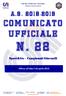 CENTRO SPORTIVO ITALIANO. Comitato provinciale di Macerata. C omunic ato Ufficial e. n. 22. Affisso all albo il 18 aprile 2019