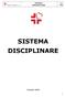 SISTEMA DISCIPLINARE