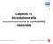 Capitolo 18 Introduzione alla macroeconomia e contabilità nazionale