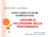 I SISTEMI DI VALUTAZIONE DELLA PERFORMANCE