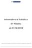 Informativa al Pubblico. III Pilastro. al 31/12/2018