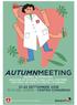 AUTUMNMEETING SETTEMBRE 2018 RIVA DEL GARDA - CENTRO CONGRESSI