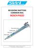 REVISIONE INIETTORI COMMON RAIL BOSCH PIEZO