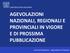 AGEVOLAZIONI NAZIONALI, REGIONALI E PROVINCIALI IN VIGORE E DI PROSSIMA PUBBLICAZIONE