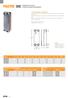 SCAMBIATORI DI CALORE A PIASTRE D ACCIAIO SALDOBRASATE. - Pressione massima di esercizio: 16 bar - Temperatura max di esercizio: 200 C