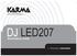 DJ LED207 Illuminatore a leds >> Manuale di istruzioni