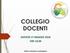 COLLEGIO DOCENTI GIOVEDÌ 17 MAGGIO 2018 ORE TEATRO COTOGNI DI CASTELMASSA