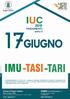 IN CONSIDERAZIONE DEL FATTO CHE IL CONSIGLIO COMUNALE APPROVERÀ IL BILANCIO DI PREVISIONE PER L ANNO 2019 ENTRO IL PROSSIMO 31 LUGLIO, LE ATTUALI