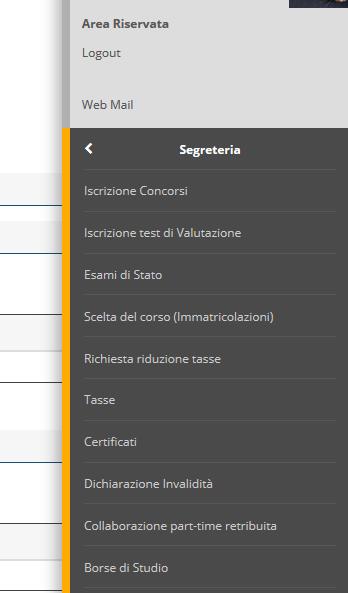 Cliccare sulla voce Scelta del corso (Immatricolazioni) Cliccare sul pulsante Immatricolazione e poi selezionare Immatricolazione standard : Selezionare