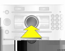 104 Strumenti e comandi Visualizzatore Grafico Info, Visualizzatore a Colori Info Selezione delle funzioni Il display consente l'accesso alle funzioni e impostazioni del sistema Infotainment e del