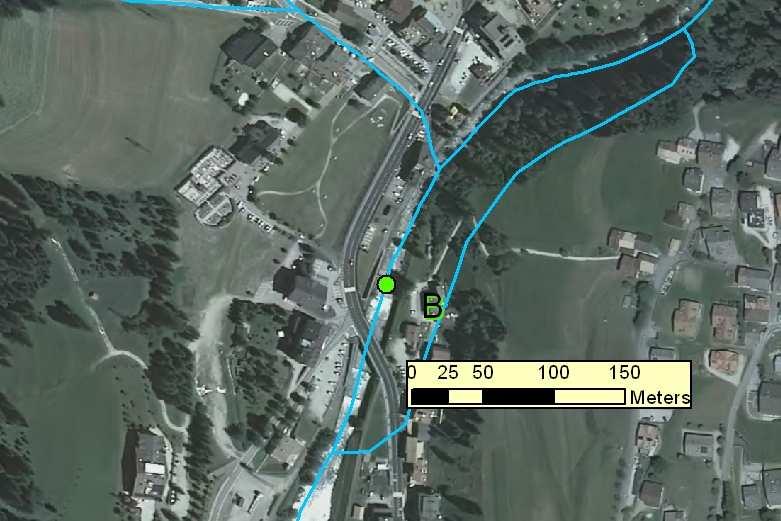 Programma di analisi Punto 0 - A monte della diga di Pezzè in località Soraga Per avere una stazione di riferimento priva di impatti da fluitazione si è scelta la stazione di monitoraggio della rete