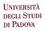 240 Vistolo Statuto dell'università degli Studi di Padova Visto il Decreto Interministeriale n.