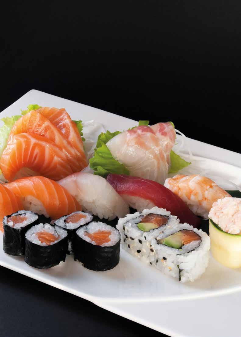 Sushi misto 73 / Barca x1 5 nigiri, 6 sashimi, 4