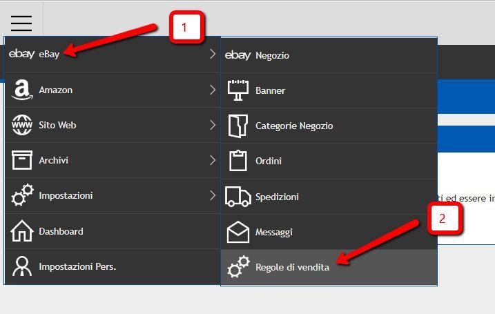 Capitolo 2 : Crea su imaio una nuova regola di spedizione che punti alla regola ebay