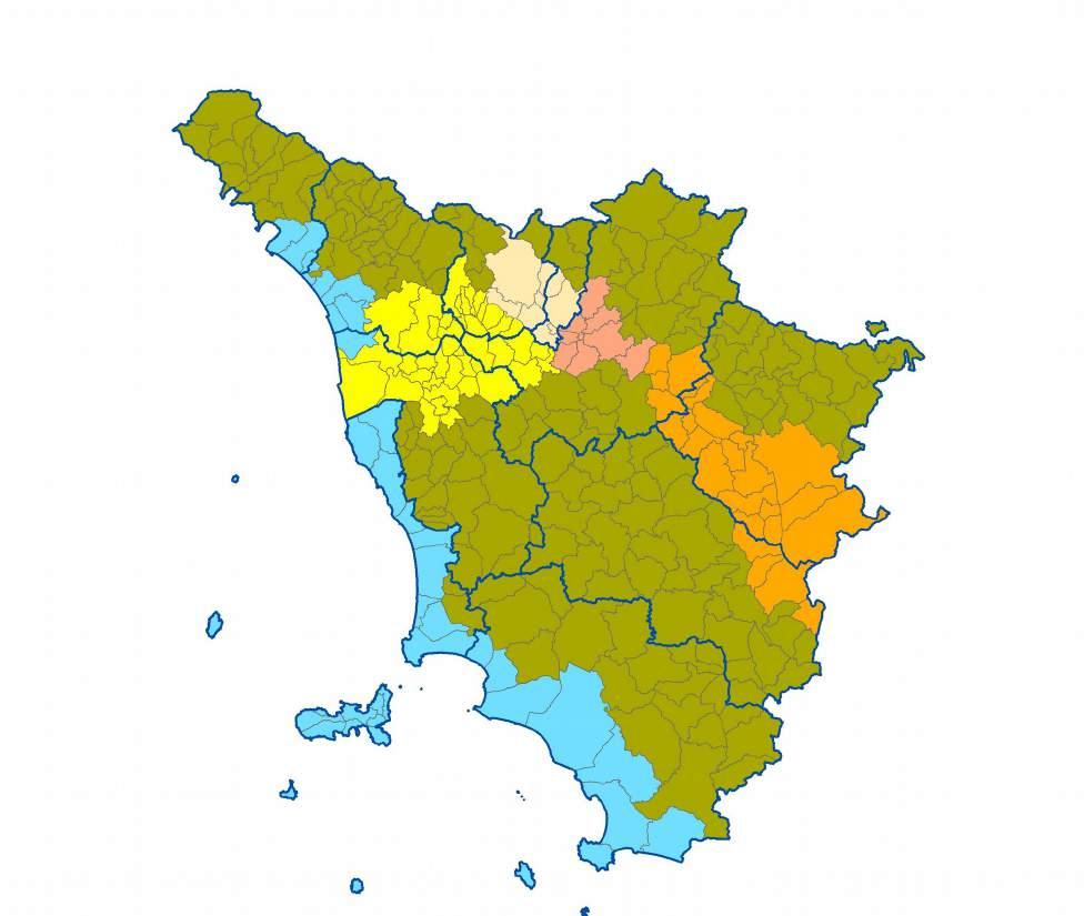 Zonizzazione per gli inquinanti (All.V D. Lgs.