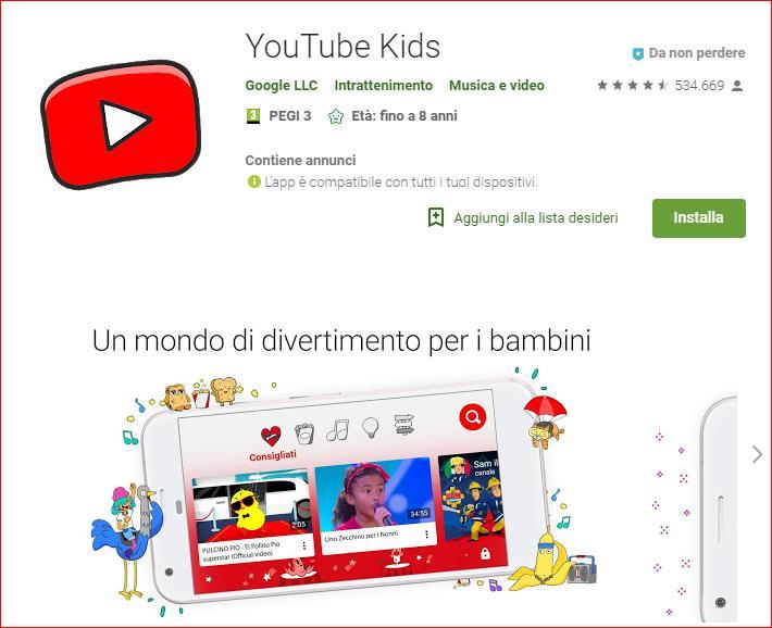 Youtube Kids: lo
