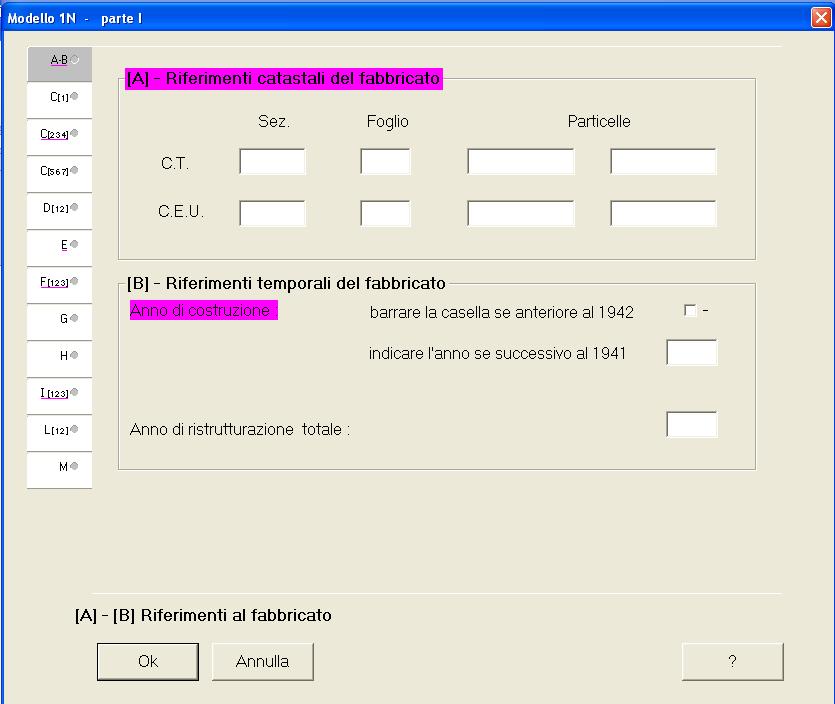 Modello 1N Parte Prima