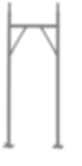 Telai prefabbricati: sistema Realpont 75 Il sistema a telai di larghezza 75 cm a boccole Profondità telaio 750 mm Protezione con verniciatura o zincatura a caldo Realizzazione di strutture con campi
