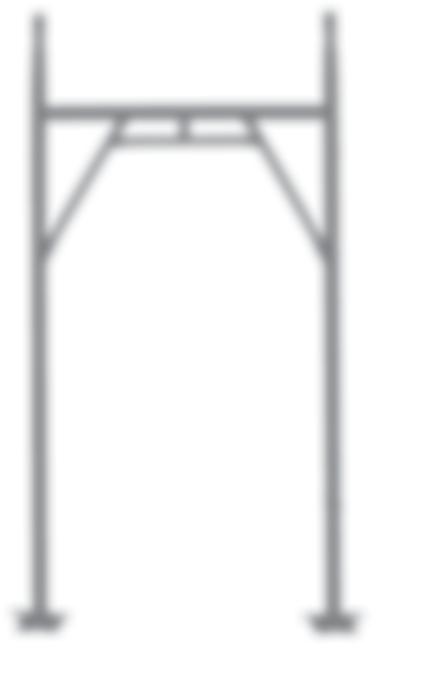 Telai prefabbricati: sistema Realpont 105/EU92 Il sistema a telai larghezza 105 cm con boccole Allestimento di piani di lavoro con profondità di 1050 mm Protezione con verniciatura o zincatura a
