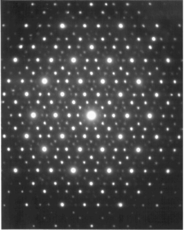Quasicristalli Una figura di diffrazione di raggi X fatta su di un cristallo singolo orientato nel modo giusto mostra immediatamente la simmetria del cristallo tramite i vettori del reticolo