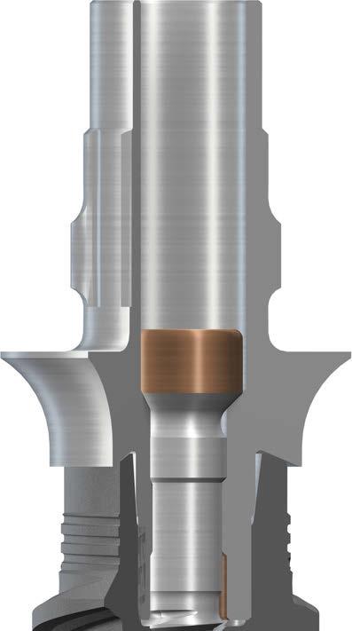 6.2 Codifica a colori Il sistema implantare Straumann BLX dispone di una codifica a colori semplice e coerente e di marcature laser per un'identificazione rapida e precisa delle parti secondarie e