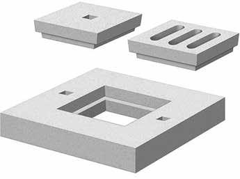 BOTOLA CADITOIA 18 6,20 POZZETTO 40 75 9,80 PROLUNGA 40 65 9,60 40 x 40 PROLUNGA 20 35 7,80 COPERCHIO CHIUSO A PIASTRA 21 5,60 COPERCHIO A BOTOLA CHIUSA 30 8,10 COPERCHIO A BOTOLA CADITOIA 30 8,10