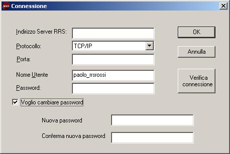 Coloro che utilizzano RRS.net per Millewin possono in alternativa: Connettersi al Data Center con il programma RRS.net - RRS.tab Fare clic sul pulsante Sincronizzazione vs server RRS.