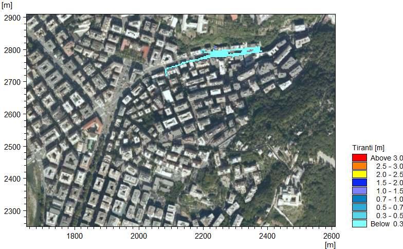 stradale di via Fereggiano le cui ultime propaggini arrivano a circa 300 m a valle dell imbocco della copertura.