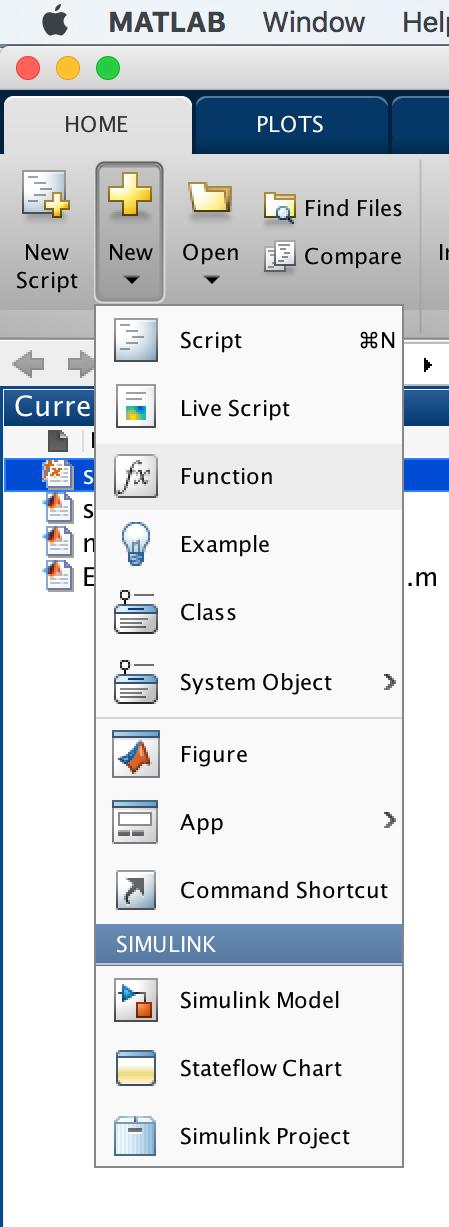 M-File Function 6/ Le funzioni user-defined, per poter essere invocate, devono essere state precedentemente memorizzate (salvate) nel relativo M-File Function function [out1,out2,.