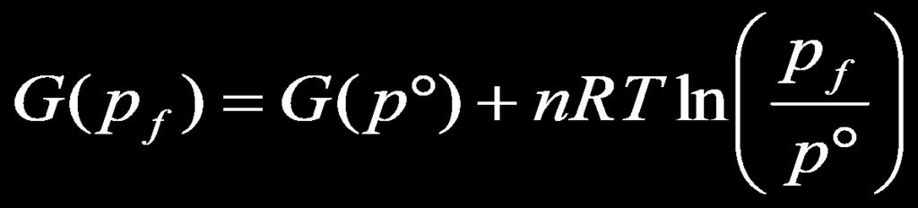 Variazione Isoterma di un Gas ideale Possiamo considerare la pressione di